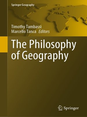 cover image of The Philosophy of Geography